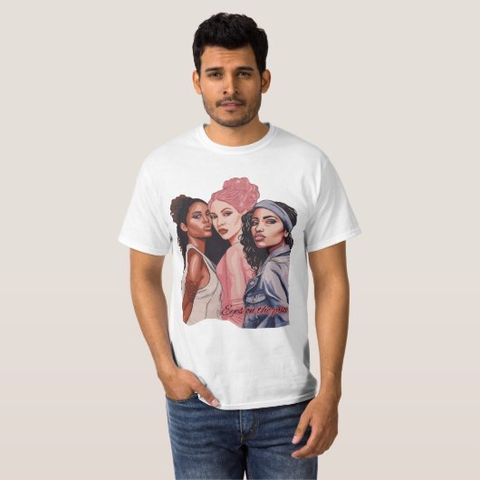 Ogen op de prijs t-shirt (Voorkant volledig)