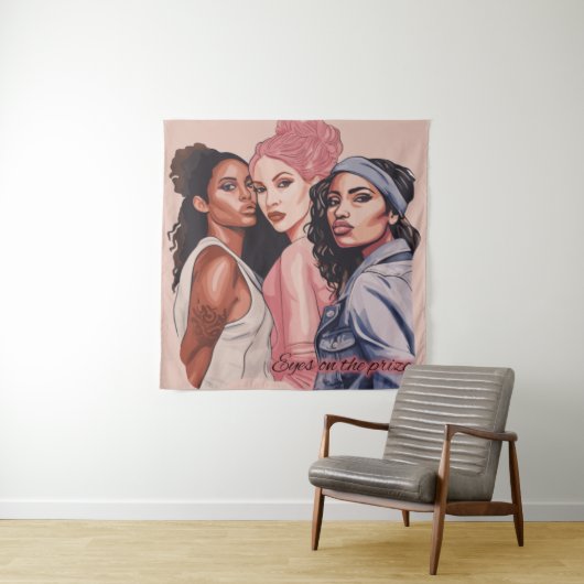 Ogen op de prijs wandkleed (In situ)