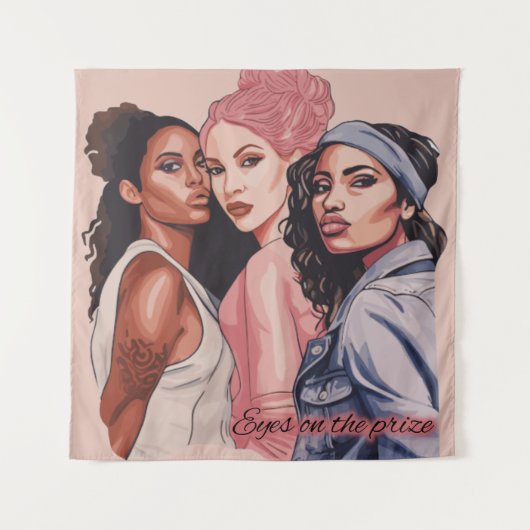 Ogen op de prijs wandkleed (Voorkant)