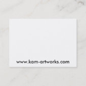 Ogen op de Wolfprofielkaart Visitekaartje (Achterkant)