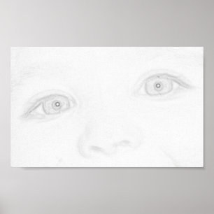 Ogen op een kind poster