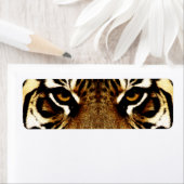 Ogen op een tijger etiket (Insitu)