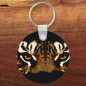 Ogen op een tijger sleutelhanger (Voorkant)