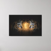 Ogen op een tijgercanvas canvas afdruk (Voorkant)