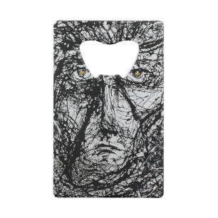 Ogen op fles 2 Opener! Creditkaart Flessenopener