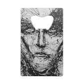 Ogen op fles 3 Opener! Creditkaart Flessenopener (Achterkant)