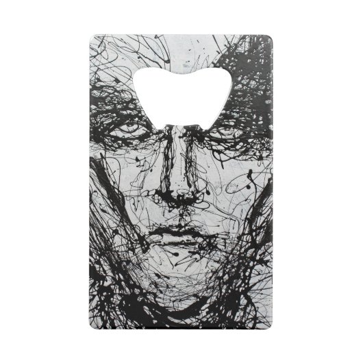 Ogen op fles 3 Opener! Creditkaart Flessenopener (Achterkant)