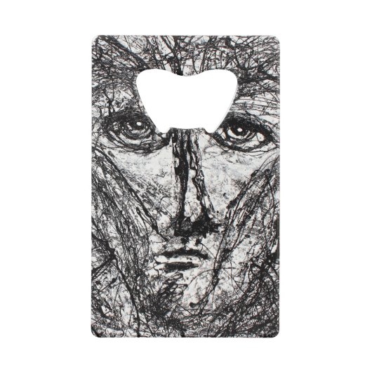 Ogen op Flesopener! Creditkaart Flessenopener (Voorkant)