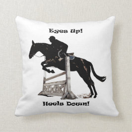 Ogen op! Haalt neer! Horse American MoJo Pillow Kussen