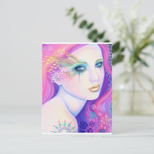 Ogen op het Zee Briefkaart (Staand voorkant)