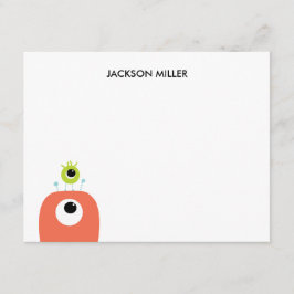 Ogen op Jou | Persoonlijk A2-schrijfpapier Notitiekaartje