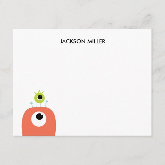 Ogen op Jou | Persoonlijk A2-schrijfpapier Notitiekaartje (Voorkant)