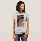 Ogen op Mode: Statement Eye Print T-shirt (Voorkant volledig)