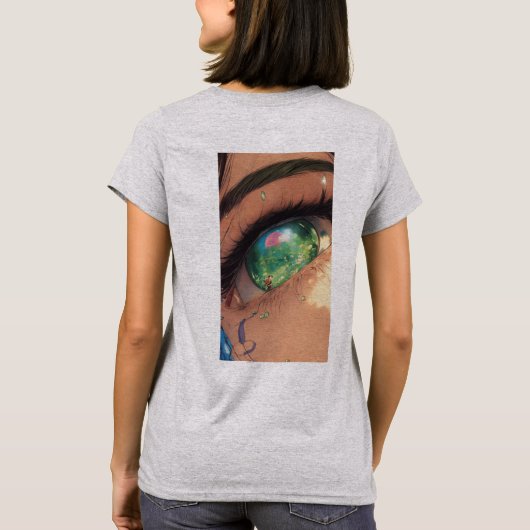 Ogen op Mode: Statement Eye Print T-shirt (Achterkant)