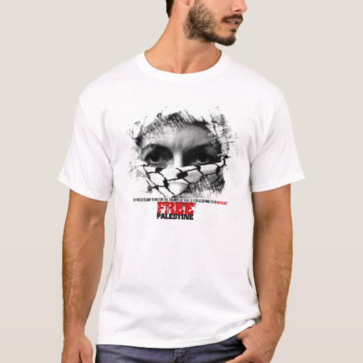 Ogen op Palestina T-shirt (Voorkant)