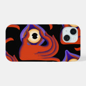 ogen open iPhone 15 case (Achterkant horizontaal)