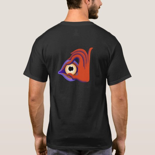 ogen open t-shirt (Achterkant)