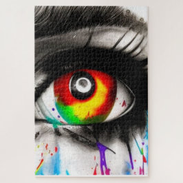 OGEN! Opvallend afbeelding. Legpuzzel