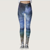 Ogen over de oceaanstrand leggings (Voorkant)