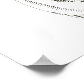 Ogen, Profiel, Oortekening, 17e eeuw, vintage Poster (Hoek)