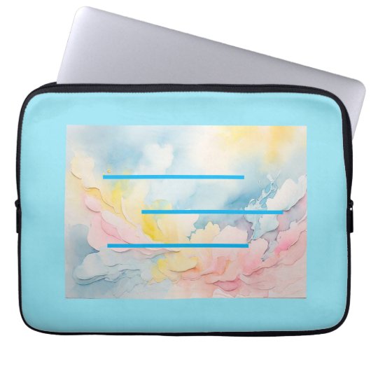 Ogen Rest Blauw Elektronica Tas (Voorkant)