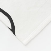 ogen, rood lippatroon. fleece deken (Hoek)