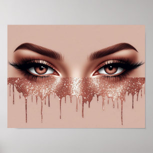 💋 Ogen Roze Goud Make-up Decoratie Voor Tienerkam