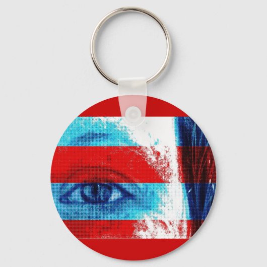Ogen van Amerika Sleutelhanger (Voorkant)