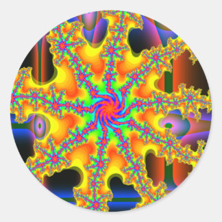 Ogen van de Cthulu-Sticker Ronde Sticker