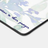 Ogen van de Heer paarse bloemenschrift Bureaumat (Hoek)