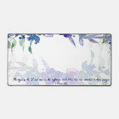 Ogen van de Heer paarse bloemenschrift Bureaumat (Voorkant)