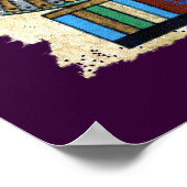 OGEN VAN DE HORUS Egyptische kunst Poster (Hoek)