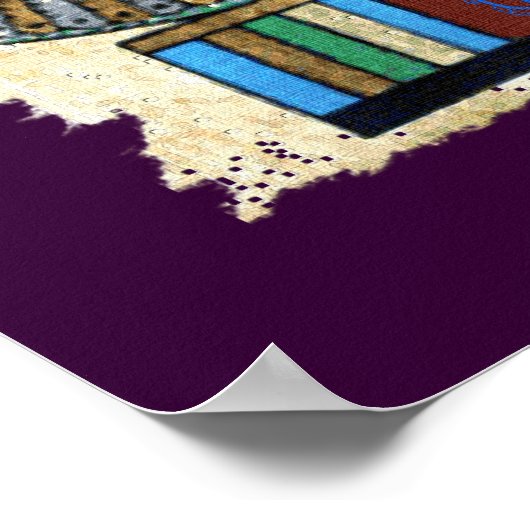 OGEN VAN DE HORUS Egyptische kunst Poster (Hoek)