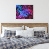 Ogen van de Stormen Canvas Print (Insitu (Slaapkamer))
