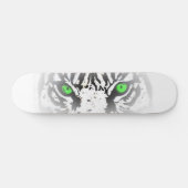 OGEN VAN DE TIGER SKATEBOARD - WITTE TIGER ONTWERP (Horizontaal)