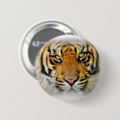 Ogen van de tijger, Love_ Ronde Button 5,7 Cm (Voorkant /achterkant)