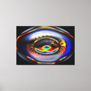 OGEN VAN DE WERELD CANVAS AFDRUK