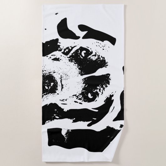 Ogen van devotie strandlaken (Voorkant)