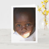 Ogen van een Kind Kaart (Gele Bloem)