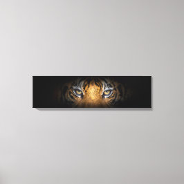 Ogen van een tijgerpanoramisch canvas afdruk