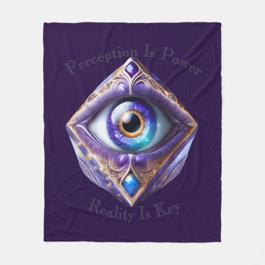 Ogen van het heelal 08a fleece deken (Voorkant)