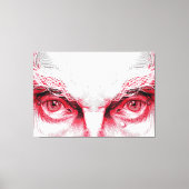 Ogen van het oude kwaad - Red Warning Canvas Afdruk (Voorkant)
