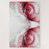 Ogen van het Oude Kwaad – Rode Waarschuwing Legpuzzel (Verticaal)