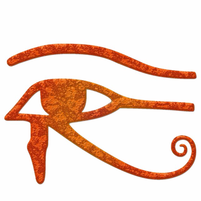 OGEN VAN HORUS RA Ancient Egypt Sculpted Gift Fotobeeldje Magneet (Voorkant)