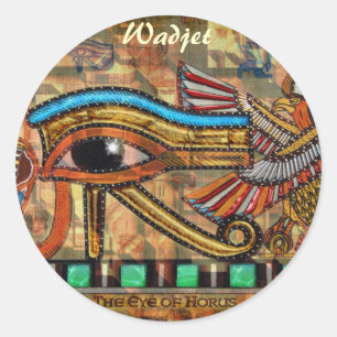 OGEN VAN HORUS Wadjet Egyptian Art Stickers