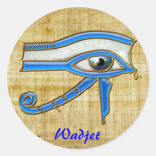 OGEN VAN HORUS Wadjet Egyptian Art Stickers (Voorkant)