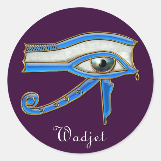 OGEN VAN HORUS Wadjet Egyptian Art Stickers (Voorkant)