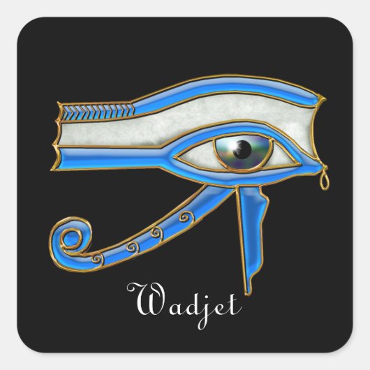 OGEN VAN HORUS Wadjet Egyptian Art Stickers (Voorkant)