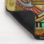 OGEN VAN HORUS, WADJET Egyptische Art Mousepad Muismat (Hoek)