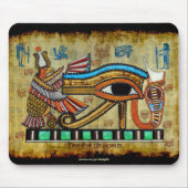 OGEN VAN HORUS, WADJET Egyptische Art Mousepad Muismat (Voorkant)